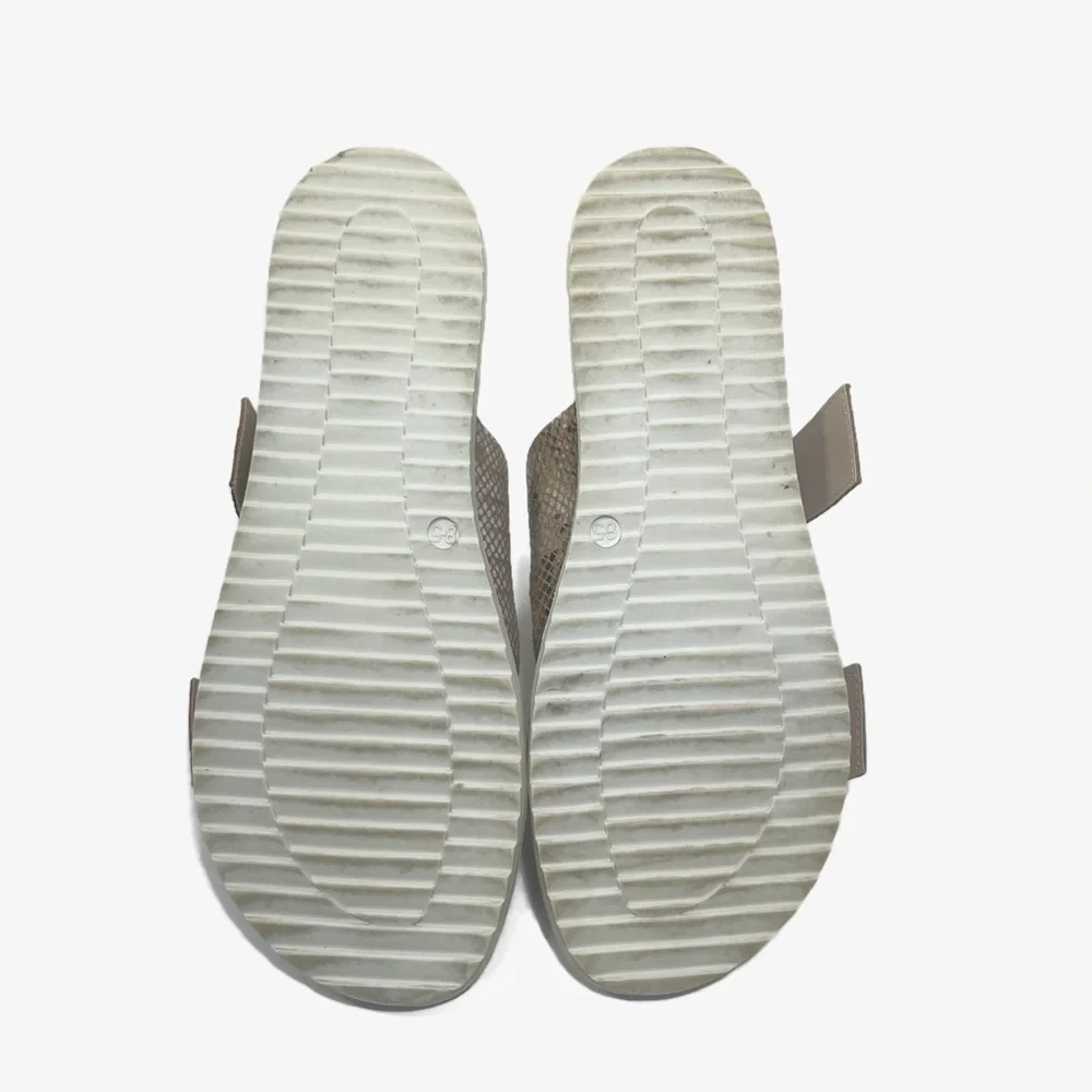 Naughty Monkey Reptile Print Hey Pony Brown TanSandals Womens size 8,5 - Picture 10 of 12